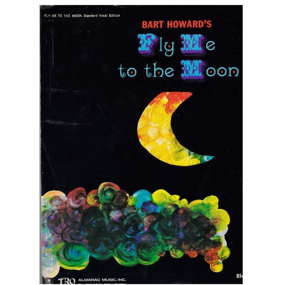 Vintage 1954 Bart Howard's Fly Me To the Moon Standard Vocal Edition Sheet Music - Picture 1 of 3